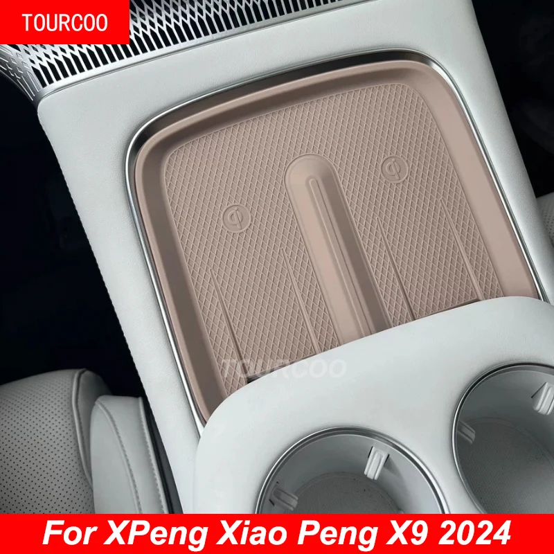 Для XPeng Xiao Peng X9 2024, силиконовая защитная накладка с центральным управлением, беспроводная зарядка, аксессуары для интерьера
Для XPeng Xiao Peng X9 2024, силиконовая защитная накладка с центральным управлением, беспроводная зарядка, аксессуары для интерьера