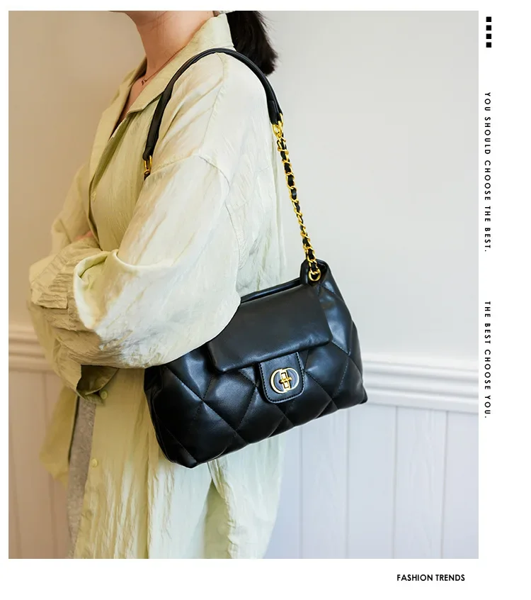 2025 New! Women's Fashion Niche Rimpled Chain Bag - Sophisticated High - End Shoulder & Crossbody Bag with Large Capacity
2025 New! Women's Fashion Niche Rimpled Chain Bag - Sophisticated High - End Shoulder & Crossbody Bag with Large Capacity