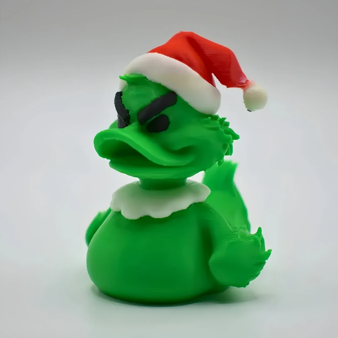 3D Printed Fantasy Green Duck Figurine Wearing Christmas Hat - Fun Christmas Halloween, Easter Decorations Indoor/outdoor Decor
3D Printed Fantasy Green Duck Figurine Wearing Christmas Hat - Fun Christmas Halloween, Easter Decorations Indoor/outdoor Decor