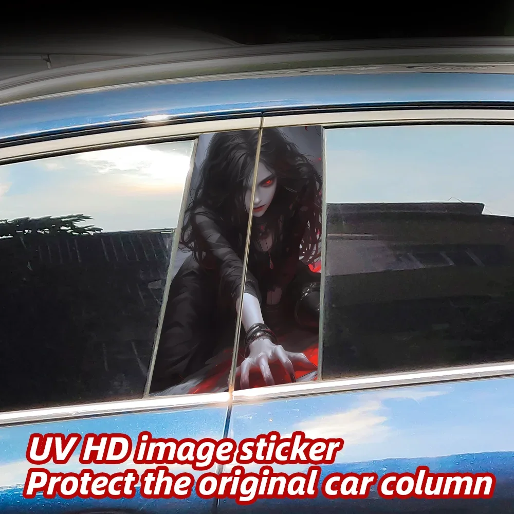 Horror Girl Anime Car Sticker Auto B-pillar Waterproof Sunscreen Vinyl Decal Auto Center Column Cover Scratches Decor Accessorie
Horror Girl Anime Car Sticker Auto B-pillar Waterproof Sunscreen Vinyl Decal Auto Center Column Cover Scratches Decor Accessorie