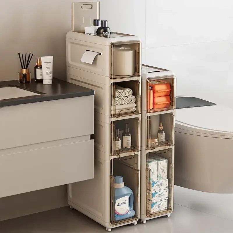 Bathroom Storage Cabinet Toilet Drawer Closestool Crevice Rack Ultra Narrow Kitchen Organizer Shelves Removable Storage Rack 
Bathroom Storage Cabinet Toilet Drawer Closestool Crevice Rack Ultra Narrow Kitchen Organizer Shelves Removable Storage Rack