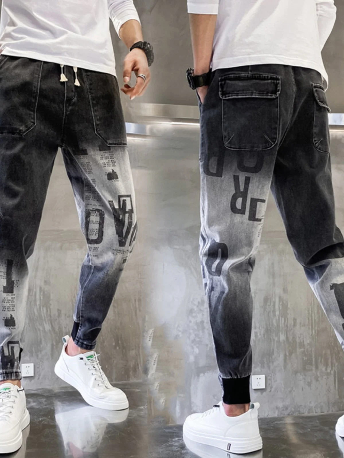 Men's Premium Camouflage Casual Jeans Nine-Tenths Elastic Gradient Embroidery Long Trousers Youth Fashion Autumn Trend
Men's Premium Camouflage Casual Jeans Nine-Tenths Elastic Gradient Embroidery Long Trousers Youth Fashion Autumn Trend