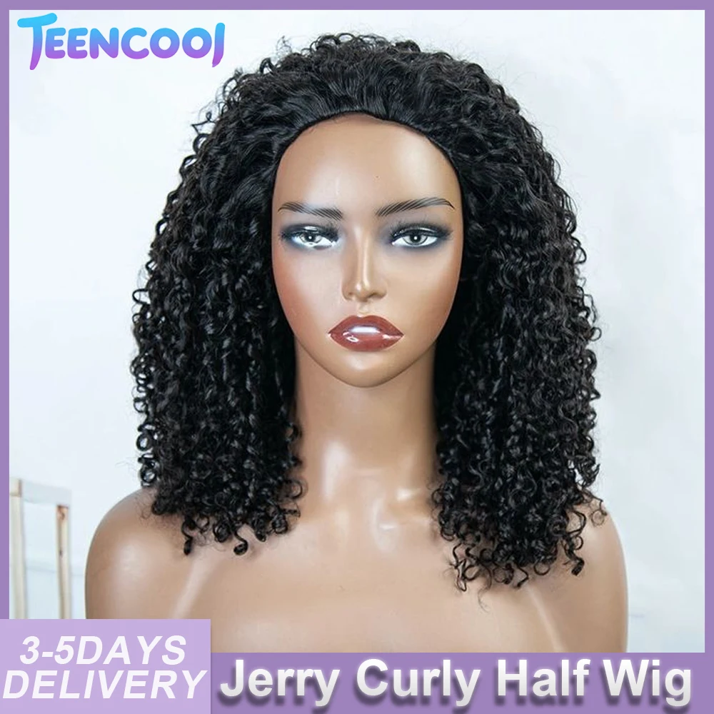 16 30 Inch Jerry Curly Half Wig Human Hair Glueless Wig 3 IN 1 Half Wig Adjustable Drawstring Upgrade Seamless Clip In Hair Wigs 200 Density Deep Curly Glueless Half Wig For Beginner Friendly Ready to Wear
16 30 Inch Jerry Curly Half Wig Human Hair Glueless Wig 3 IN 1 Half Wig Adjustable Drawstring Upgrade Seamless Clip In Hair Wigs 200 Density Deep Curly Glueless Half Wig For Beginner Friendly Ready to Wear