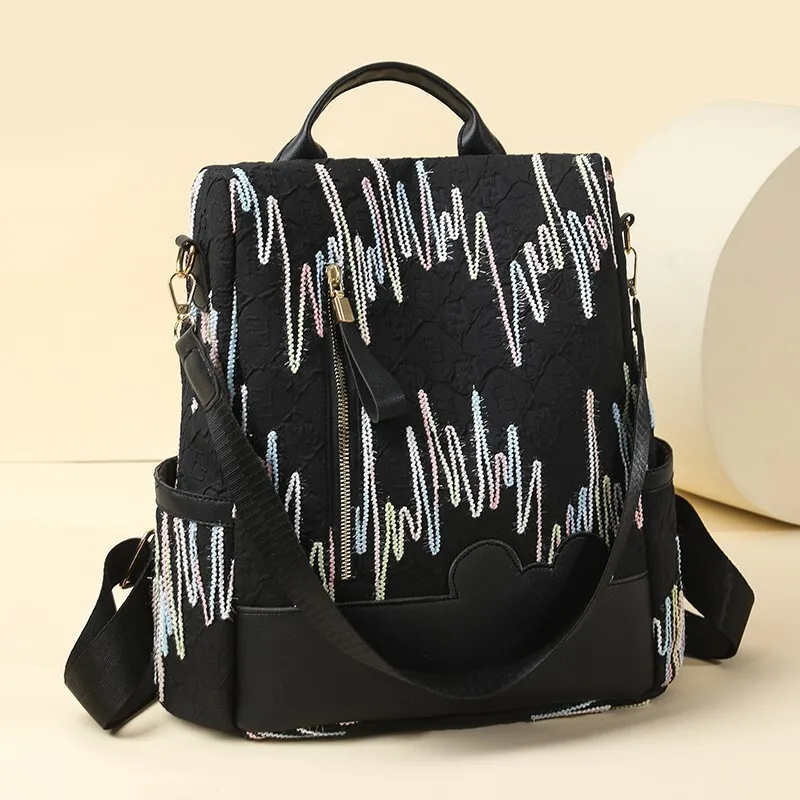 Fashionable Embroidered Women's Backpack Korean Style Ins Simple Shopping Commuting Shoulder Bag Light Style Backage Gifts
Fashionable Embroidered Women's Backpack Korean Style Ins Simple Shopping Commuting Shoulder Bag Light Style Backage Gifts
