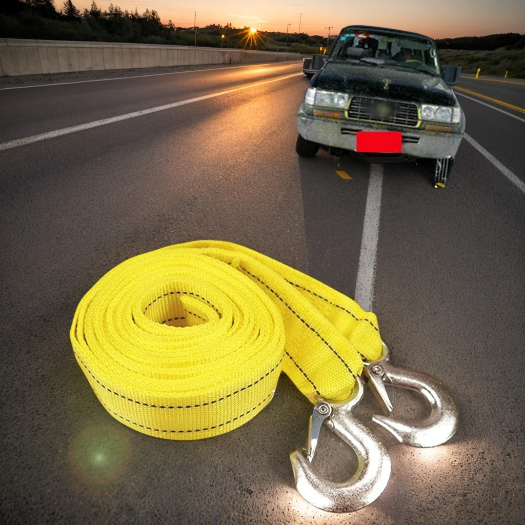 4M сверхмощный 5-тонный автомобильный буксировочный трос - буксировочный ремень с крючками для Audi Benz BMW Ford Mazda Skoda Toyota Road Recovery
4M сверхмощный 5-тонный автомобильный буксировочный трос - буксировочный ремень с крючками для Audi Benz BMW Ford Mazda Skoda Toyota Road Recovery