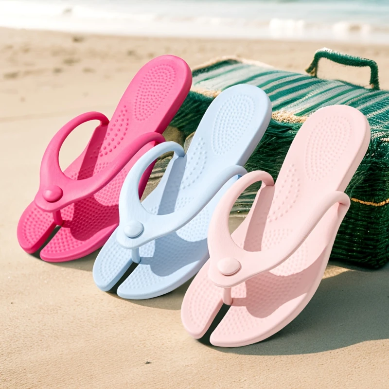 1 Pair / Solid Color Foldable Slippers for Men and Women, Comfortable Indoor and Outdoor Sandals for Spring, Summer, Autumn, and Winter, Simple and Cozy Home Wear with Soft Soles, Stylish and Versatile, Suitable for All Seasons, Convenient to Carry Flip-F
1 Pair / Solid Color Foldable Slippers for Men and Women, Comfortable Indoor and Outdoor Sandals for Spring, Summer, Autumn, and Winter, Simple and Cozy Home Wear with Soft Soles, Stylish and Versatile, Suitable for All Seasons, Convenient to Carry Flip-F