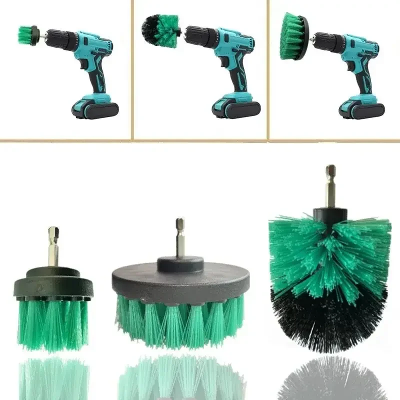 3pcs Drill Brush Attachment Set Power Scrubber Brush With Drill Scrub Brush For Cleaning Showers Tubs Bathroom Tile Grout Carpet
3pcs Drill Brush Attachment Set Power Scrubber Brush With Drill Scrub Brush For Cleaning Showers Tubs Bathroom Tile Grout Carpet