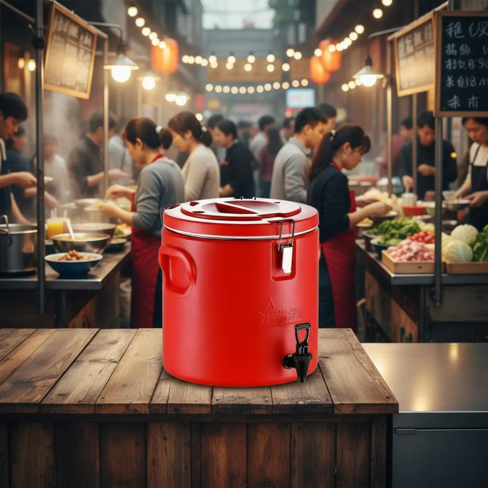 Thermal Food Carrier Hot and Cold Use Insulated Soup Container Professional Insulated Barrel Sturdy Construction Catering
Thermal Food Carrier Hot and Cold Use Insulated Soup Container Professional Insulated Barrel Sturdy Construction Catering
