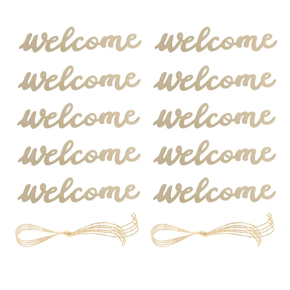 10 Pcs Welcome Plaque Letter Hanging Decor Wooden Welcome Sign Garland Stylish Home Cafe Bar Plaque DIY Decoration
10 Pcs Welcome Plaque Letter Hanging Decor Wooden Welcome Sign Garland Stylish Home Cafe Bar Plaque DIY Decoration