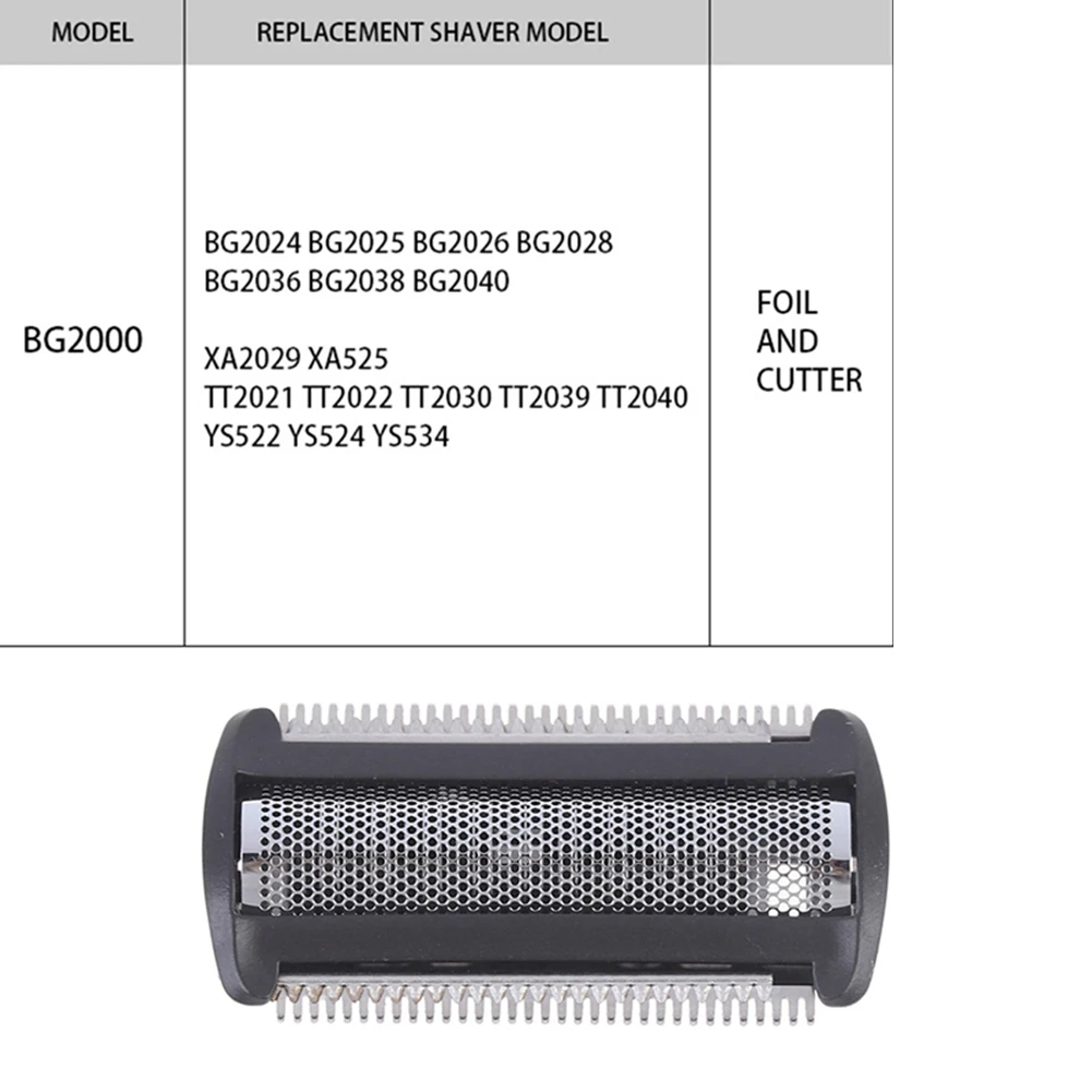 24-Hour Hotsale Trimmer Shaver Head Foil Replacement For Norelco Bodygroom BG2000 BG2024 TT2039 QG3280 BG2025 BG2036 TT2020 2030
24-Hour Hotsale Trimmer Shaver Head Foil Replacement For Norelco Bodygroom BG2000 BG2024 TT2039 QG3280 BG2025 BG2036 TT2020 2030