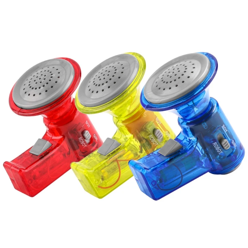 Environmentally Friendly Plastic true Sound Sounds Loudspeaker Voice become different 3 Different Sound Effects Fun Toy Gift
Environmentally Friendly Plastic true Sound Sounds Loudspeaker Voice become different 3 Different Sound Effects Fun Toy Gift