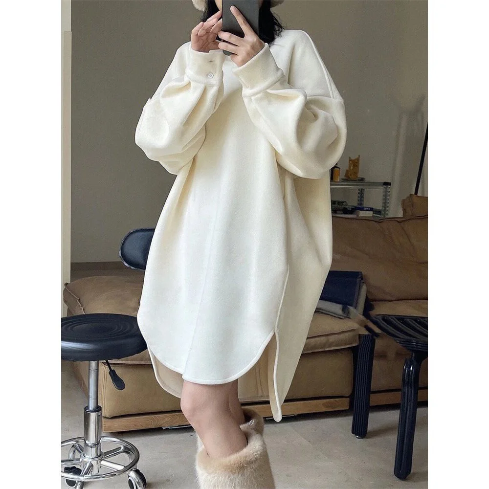 plus Size Women's round Ne Hoodie Dr Mid-Length Belly Covering A-Line Skirt Sle Comfortable Casual Long Sve Autumn ...
plus Size Women's round Ne Hoodie Dr Mid-Length Belly Covering A-Line Skirt Sle Comfortable Casual Long Sve Autumn ...