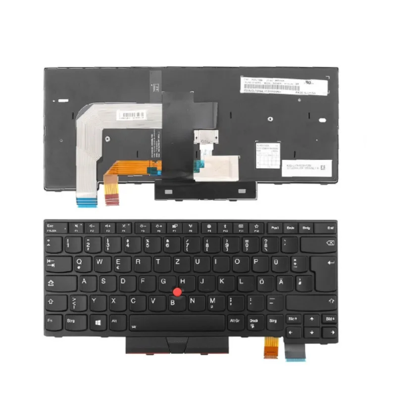 Новая немецкая клавиатура для ноутбука Lenovo Thinkpad T470 T480 DE GR с подсветкой
Новая немецкая клавиатура для ноутбука Lenovo Thinkpad T470 T480 DE GR с подсветкой