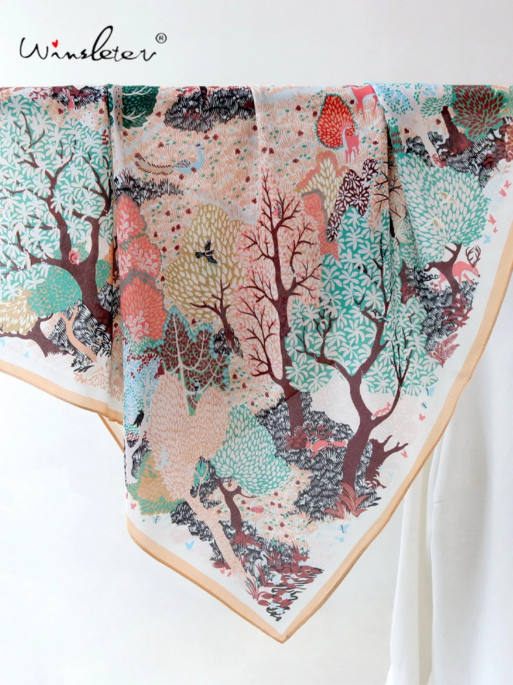 Winsleter-Женский элегантный квадратный шарф из 100% натурального шелка, 68*68 см, с принтом, универсальный праздничный шарф в подарок маме, новинка весны 2026 года A61915CC
Winsleter-Женский элегантный квадратный шарф из 100% натурального шелка, 68*68 см, с принтом, универсальный праздничный шарф в подарок маме, новинка весны 2026 года A61915CC