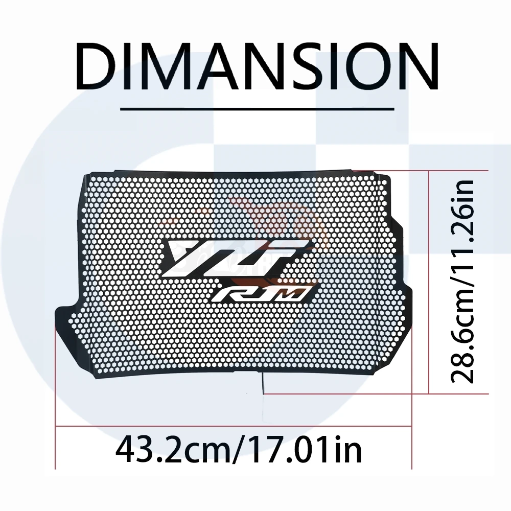 For Yamaha YZF-R1 YZF-R1M YZFR1 YZFR1M YZFR1S YZF R1/R1M/R1S Radiator Grille Guard Protector Cover 2015 2016 2017 2018 - 2025
For Yamaha YZF-R1 YZF-R1M YZFR1 YZFR1M YZFR1S YZF R1/R1M/R1S Radiator Grille Guard Protector Cover 2015 2016 2017 2018 - 2025