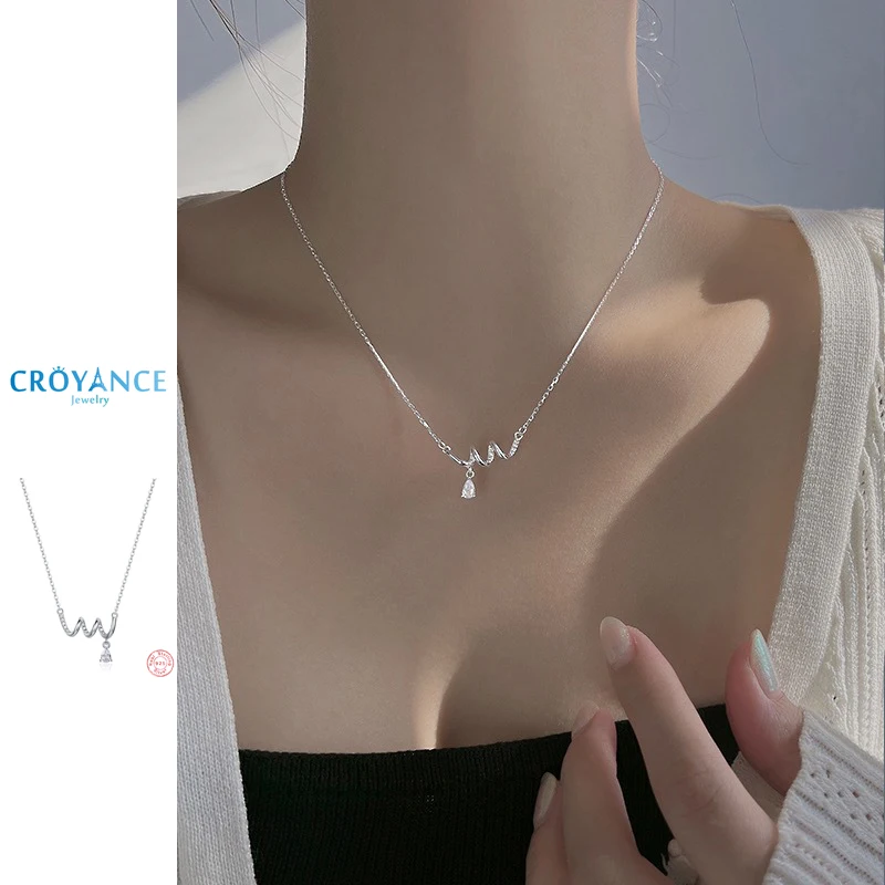 Luxury Trend 925 Sterling Silver Spiral Waves Zircon Pendant Neckalces Women Jewelry Gift Rose Gold Rotate Shape Clavicle Chain
Luxury Trend 925 Sterling Silver Spiral Waves Zircon Pendant Neckalces Women Jewelry Gift Rose Gold Rotate Shape Clavicle Chain