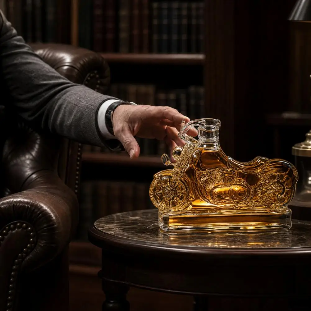 Whiskey Bottle Motorcycle Whiskey Decanter Glass Bottle with Stopper Dragon Whiskey Decanter Novelty Liquor Container Home Bar
Whiskey Bottle Motorcycle Whiskey Decanter Glass Bottle with Stopper Dragon Whiskey Decanter Novelty Liquor Container Home Bar