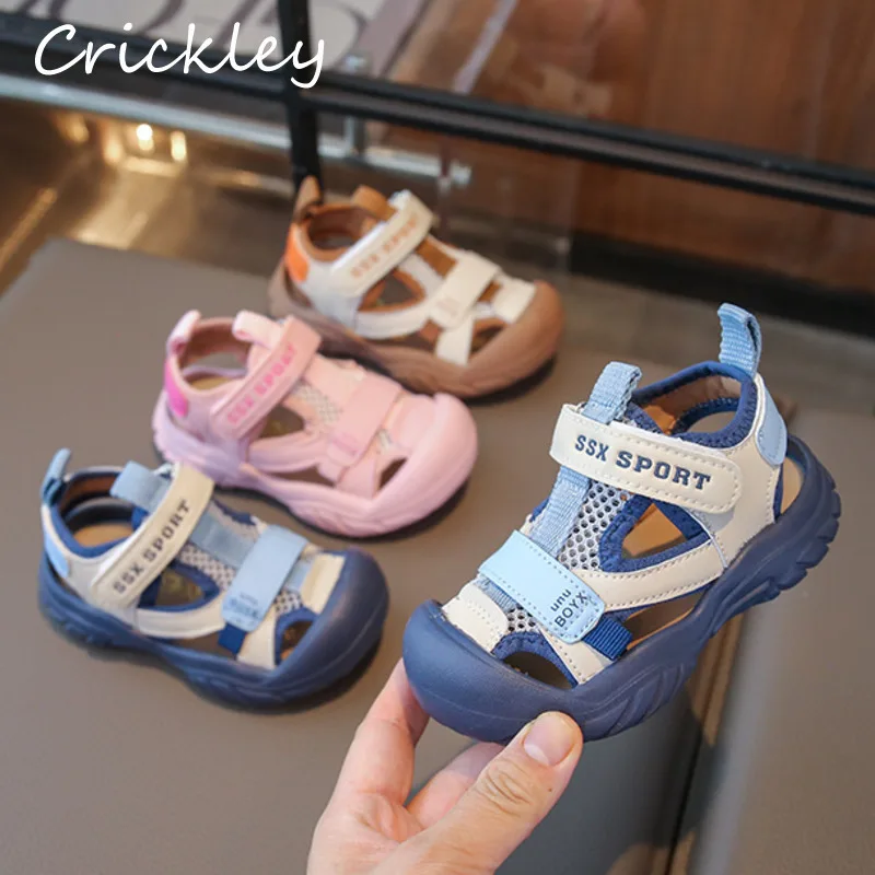 New Mesh Toddler Kids Sneakers Summer PU Closed Toe Sport Sandals For Boys Girls Anti Slip Breathable Children Casual Shoes
New Mesh Toddler Kids Sneakers Summer PU Closed Toe Sport Sandals For Boys Girls Anti Slip Breathable Children Casual Shoes