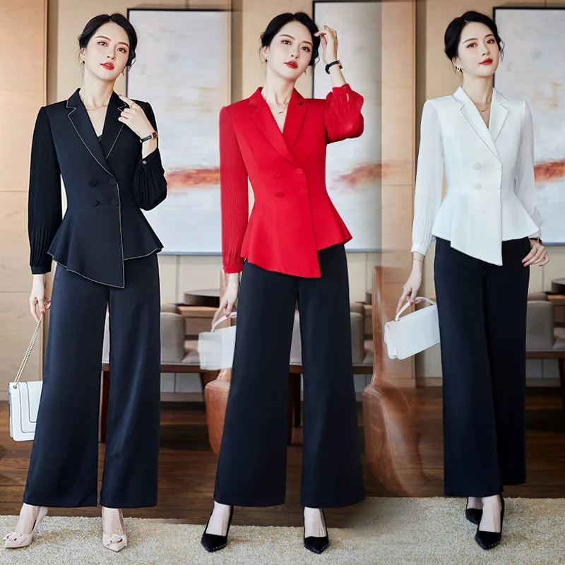 Весенне-осенний профессиональный костюм с длинными рукавами, женский модный костюмOLОфициальный элегантный деловой костюм для спецодежды, куртка
Весенне-осенний профессиональный костюм с длинными рукавами, женский модный костюмOLОфициальный элегантный деловой костюм для спецодежды, куртка