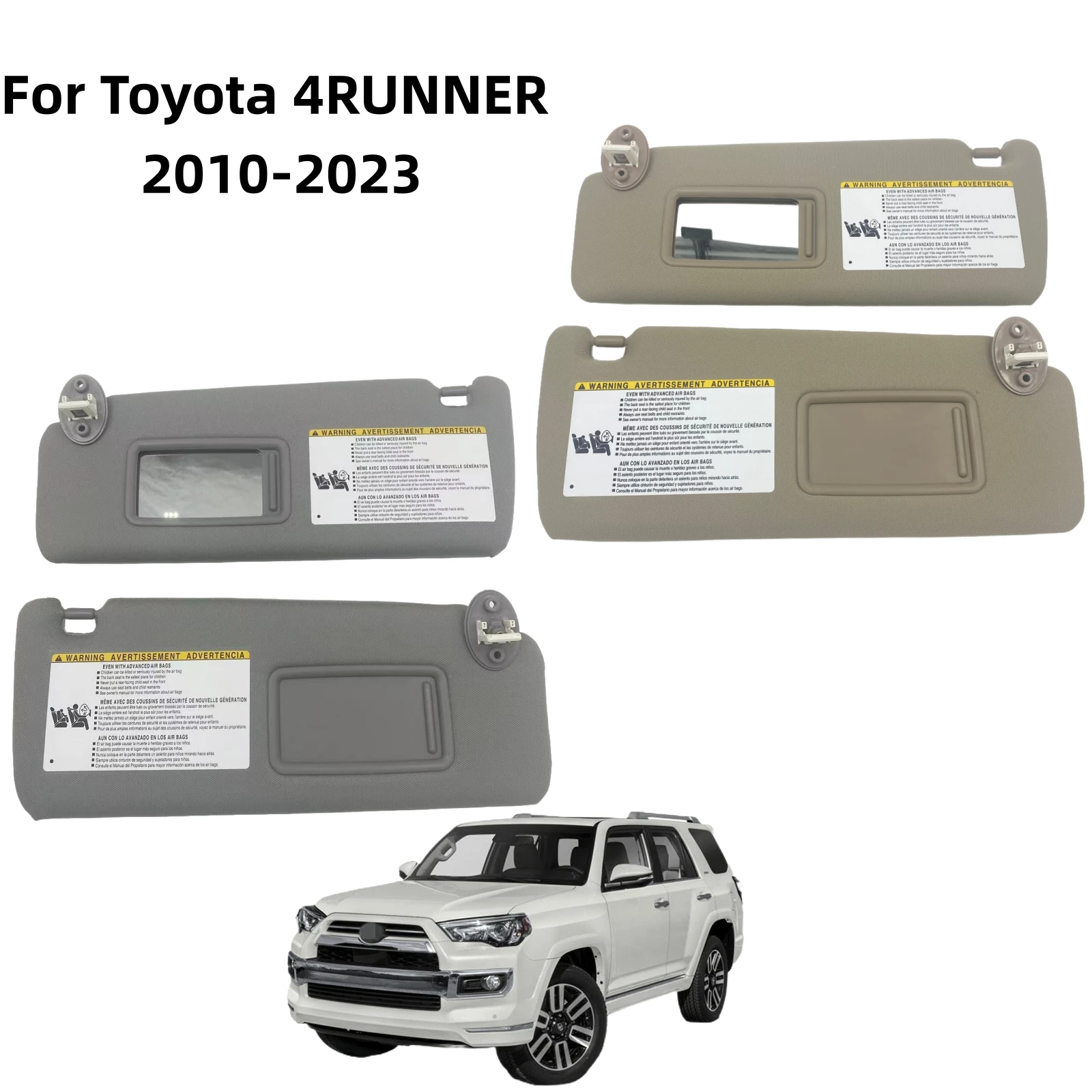 Замена солнцезащитного козырька автомобиля для Toyota 4RUNNER 2010 2011 2012 2013 2014 2015-2023, левый водительский правый Боковая передняя солнцезащитная панель
Замена солнцезащитного козырька автомобиля для Toyota 4RUNNER 2010 2011 2012 2013 2014 2015-2023, левый водительский правый Боковая передняя солнцезащитная панель