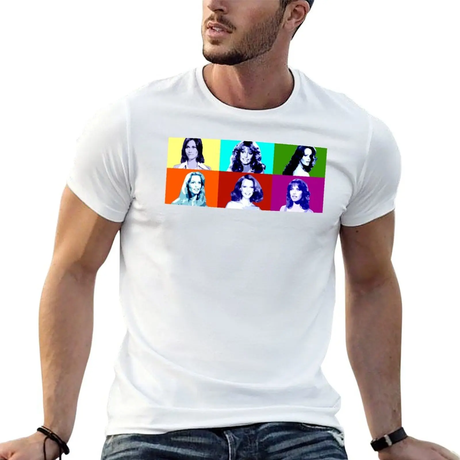 Charlie's Angels Warhol Pop Art T-Shirt man t shirt cotton high quality man t shirts cotton t shirt man plain T-shirt
Charlie's Angels Warhol Pop Art T-Shirt man t shirt cotton high quality man t shirts cotton t shirt man plain T-shirt