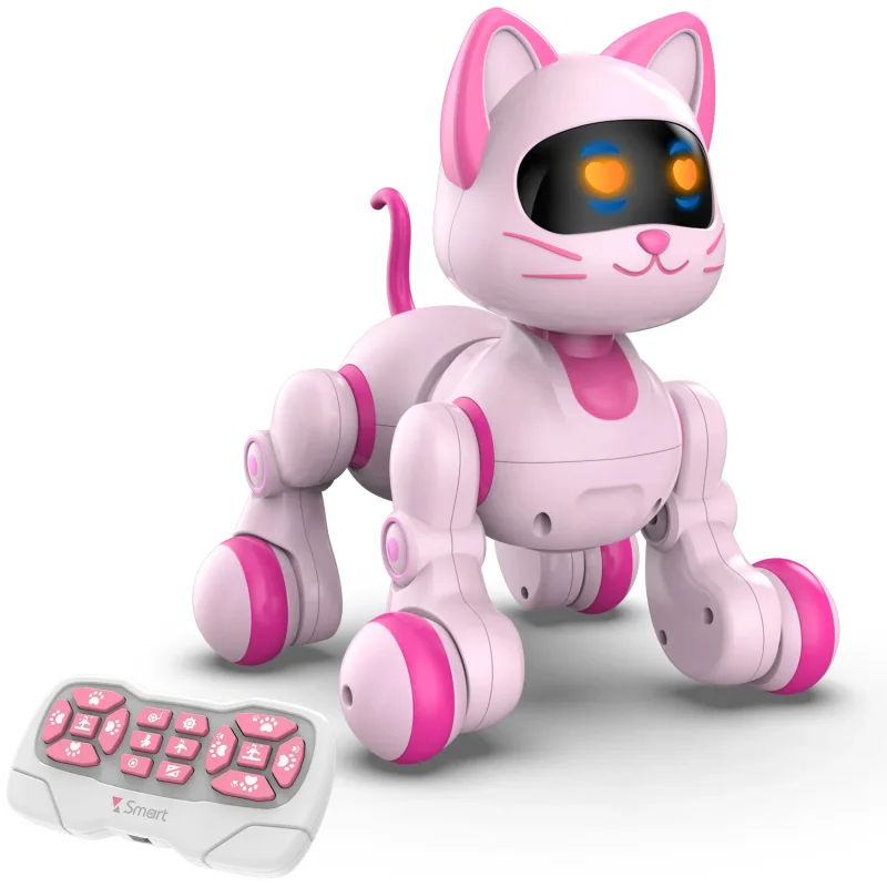 Sunlight 002Intelligent Pet Robot Cat Simulation Remote Control Cat Children's Early Education Toy
Sunlight 002Intelligent Pet Robot Cat Simulation Remote Control Cat Children's Early Education Toy