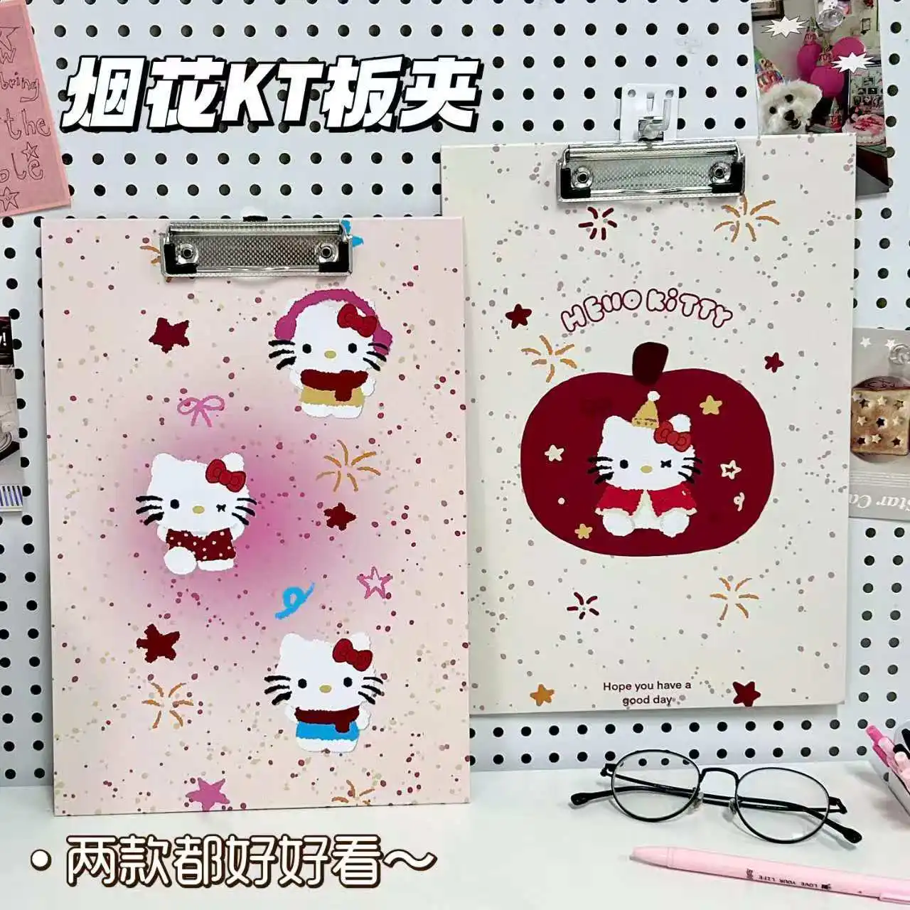 Kawaii Sanrio Hello Kitty KT Board Clip A4 Plywood Cute Student Writing Pad Girl Gift
Kawaii Sanrio Hello Kitty KT Board Clip A4 Plywood Cute Student Writing Pad Girl Gift