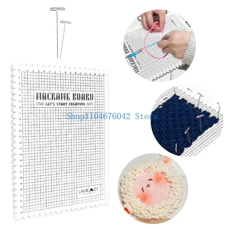 652F Macrames Board Braided Cord DIY Macrames String Bracelet Handmade Weaving Plate
652F Macrames Board Braided Cord DIY Macrames String Bracelet Handmade Weaving Plate