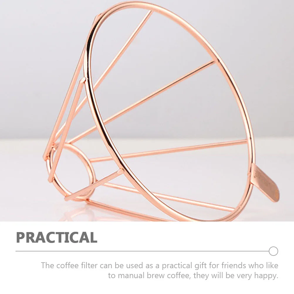 Coffee Filter Rack Stainless Steel Reusable Dripper Camping Funnel Manual Brew Cone Machine Travel Hiking Picnic Coffee Gadget
Coffee Filter Rack Stainless Steel Reusable Dripper Camping Funnel Manual Brew Cone Machine Travel Hiking Picnic Coffee Gadget