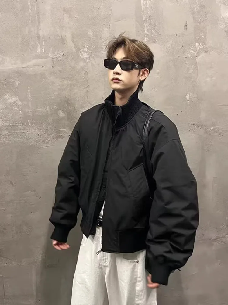 American Sle Flight Jaet Cotton Coat Men's Winter Stand Collar Bread Sle Cleanfit Haome Cotton Outerwear
American Sle Flight Jaet Cotton Coat Men's Winter Stand Collar Bread Sle Cleanfit Haome Cotton Outerwear