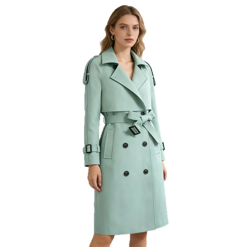 Trench Coat Women's Medium Long 2026 Spring Autumn Winter Clothing New Korean Version Slim Student Overcoat
Trench Coat Women's Medium Long 2026 Spring Autumn Winter Clothing New Korean Version Slim Student Overcoat