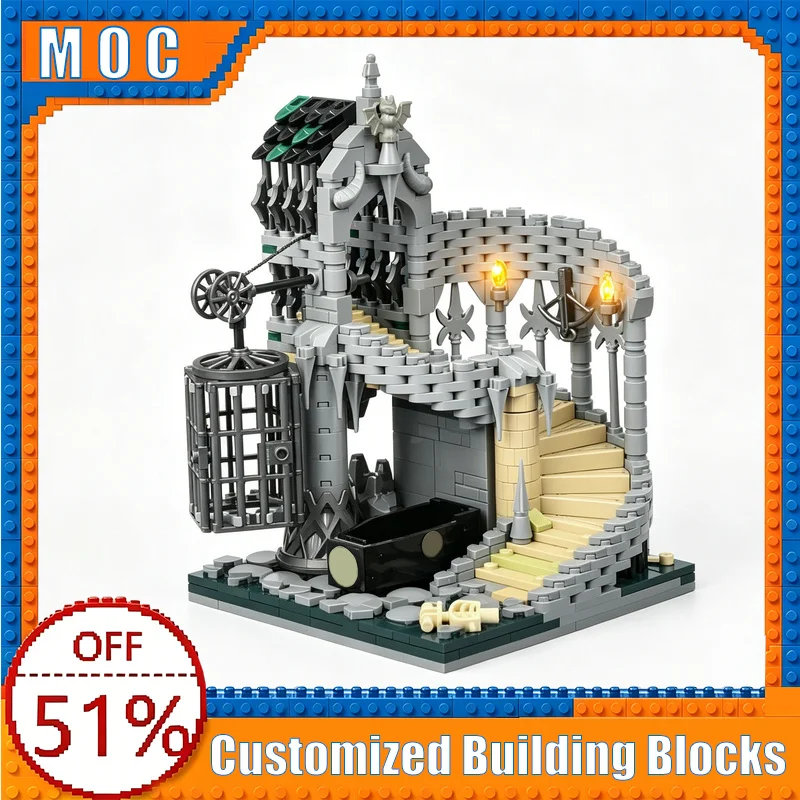 656PCS Vampire Dungeon Castle Scene MOC Model DIY Assembly Blocks Educational Toy Home Decoration Birthday FestivalPopular Gift
656PCS Vampire Dungeon Castle Scene MOC Model DIY Assembly Blocks Educational Toy Home Decoration Birthday FestivalPopular Gift