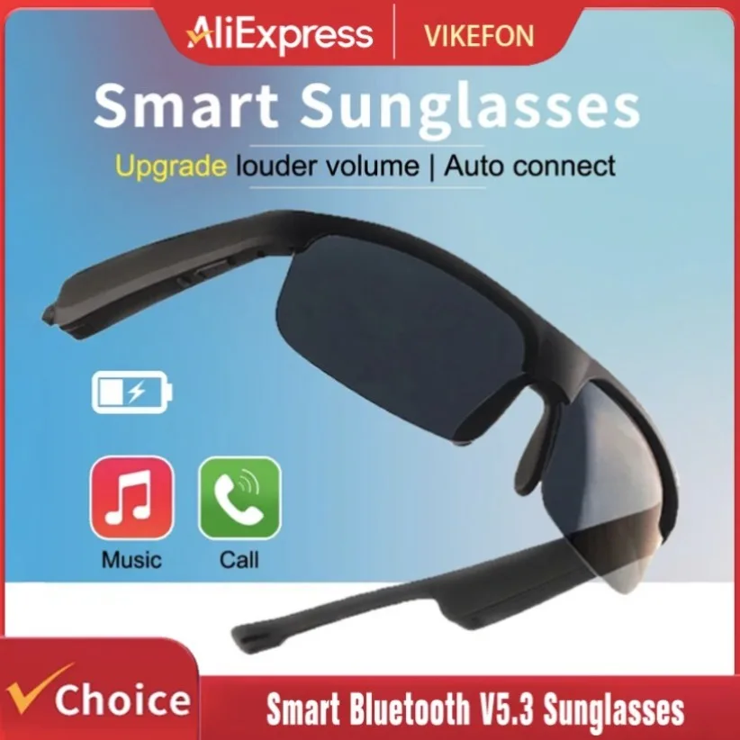 Upgraded Smart Bluetooth V5.3 Sunglasses Multifunctional Sunglasses Wireless TWS Headphones Black Technology for Men And Women
Upgraded Smart Bluetooth V5.3 Sunglasses Multifunctional Sunglasses Wireless TWS Headphones Black Technology for Men And Women