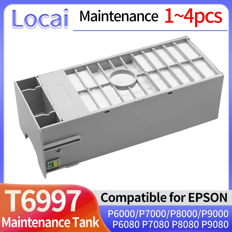 1 ~ 4 шт. T6997 резервуар для отработанных чернил для Epson SC-P6080 P7000 P8000 P9000 T3400 T5400 T3470 T5470 P7570 P6000 C13T 699700
1 ~ 4 шт. T6997 резервуар для отработанных чернил для Epson SC-P6080 P7000 P8000 P9000 T3400 T5400 T3470 T5470 P7570 P6000 C13T 699700