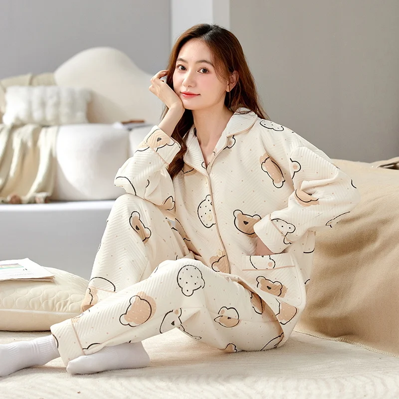 Pajama Sets Kawaii Women Elegant Korean Natural Matching Pure Fluffy Couples Hot Fashion Short European Charming Loose-Fit Unise
Pajama Sets Kawaii Women Elegant Korean Natural Matching Pure Fluffy Couples Hot Fashion Short European Charming Loose-Fit Unise