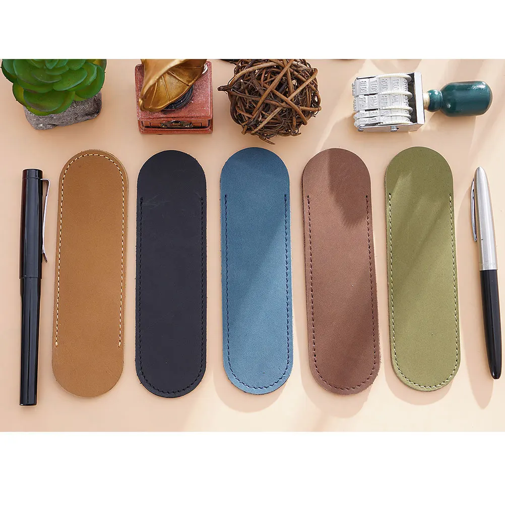 Pen Case Vintage Pencil Bag Holder for Fountain Pens Business Use Handmade Genuine Storage Solution Desk
Pen Case Vintage Pencil Bag Holder for Fountain Pens Business Use Handmade Genuine Storage Solution Desk