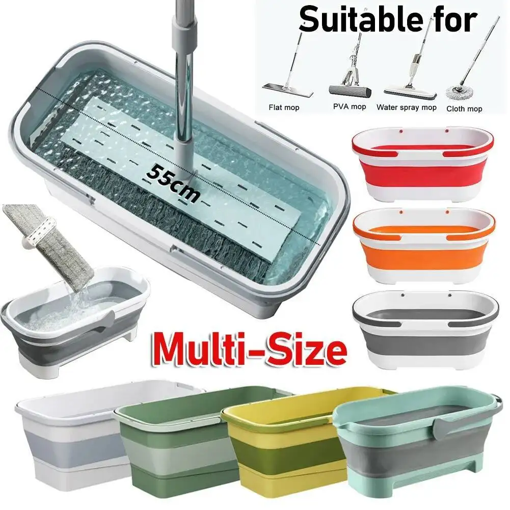 Foldable Mop Bucket Laundry Barrel Rectangular Large Washing Basin Space-Saving Reusable Household Cleaning Bathroom Accessory
Foldable Mop Bucket Laundry Barrel Rectangular Large Washing Basin Space-Saving Reusable Household Cleaning Bathroom Accessory