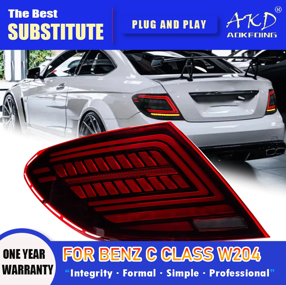 AKD Tail Lamp for Benz W204 LED Tail Light 2007-2014 C180 C200 c260 Rear Fog Brake Turn Signal Automotive Accessories
AKD Tail Lamp for Benz W204 LED Tail Light 2007-2014 C180 C200 c260 Rear Fog Brake Turn Signal Automotive Accessories