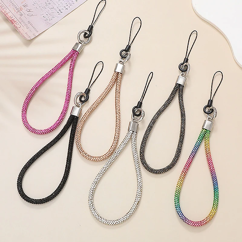 Short Light Luxury Diamond Phone Lanyard Phone Wrist Straps Keychain Hanging Anti-lost Rope BlingBling Crystal Phone Strap
Short Light Luxury Diamond Phone Lanyard Phone Wrist Straps Keychain Hanging Anti-lost Rope BlingBling Crystal Phone Strap