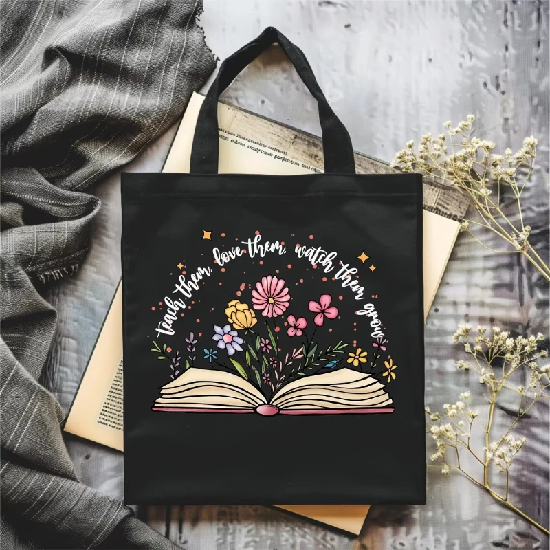 Wildflower Teacher Tote Bag Women Canvas Tote Bag Aesthetic Cartoon Shoulder Bag Lightweight Foldable Shopping Bag for Women
Wildflower Teacher Tote Bag Women Canvas Tote Bag Aesthetic Cartoon Shoulder Bag Lightweight Foldable Shopping Bag for Women