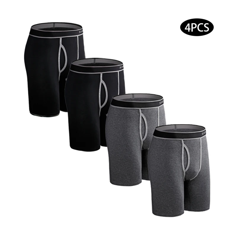 4pcs Long Men's Panties Side Opening Panties For Men Cotton Underwear Man Boxers Sexy Sports Underpants Male Brand Trunks Shorts
4pcs Long Men's Panties Side Opening Panties For Men Cotton Underwear Man Boxers Sexy Sports Underpants Male Brand Trunks Shorts