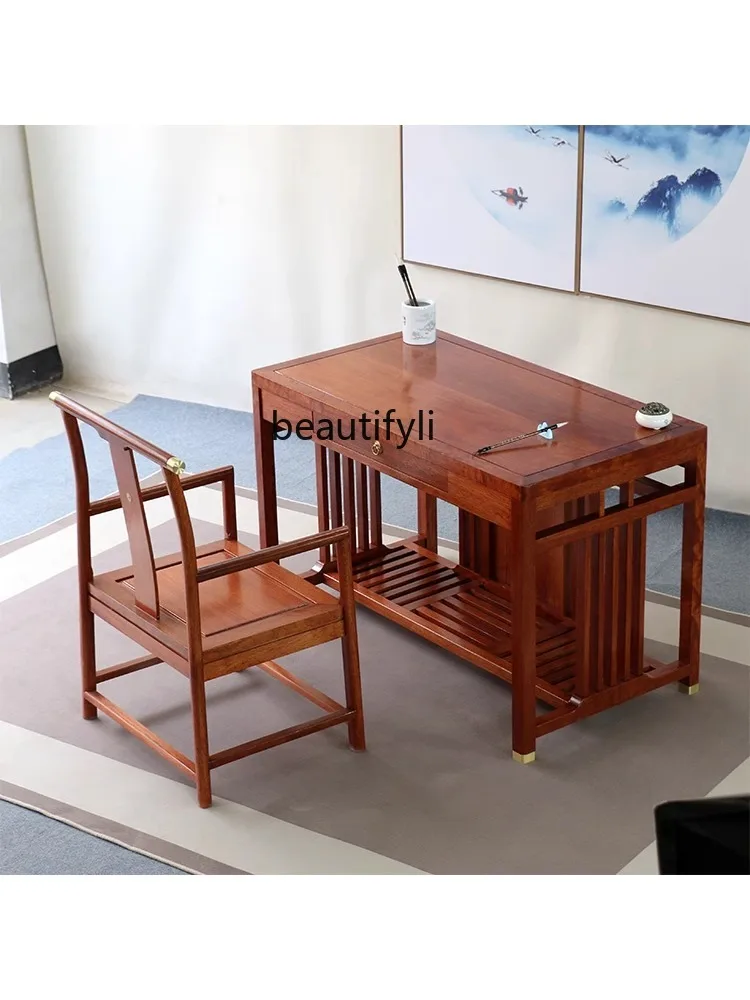 sscn8617 New Chinese Style Solid Wood Desk Simple Desk Gold Rosewood Light Luxury Calligraphy Painting Table Zen Home Bookstand
sscn8617 New Chinese Style Solid Wood Desk Simple Desk Gold Rosewood Light Luxury Calligraphy Painting Table Zen Home Bookstand