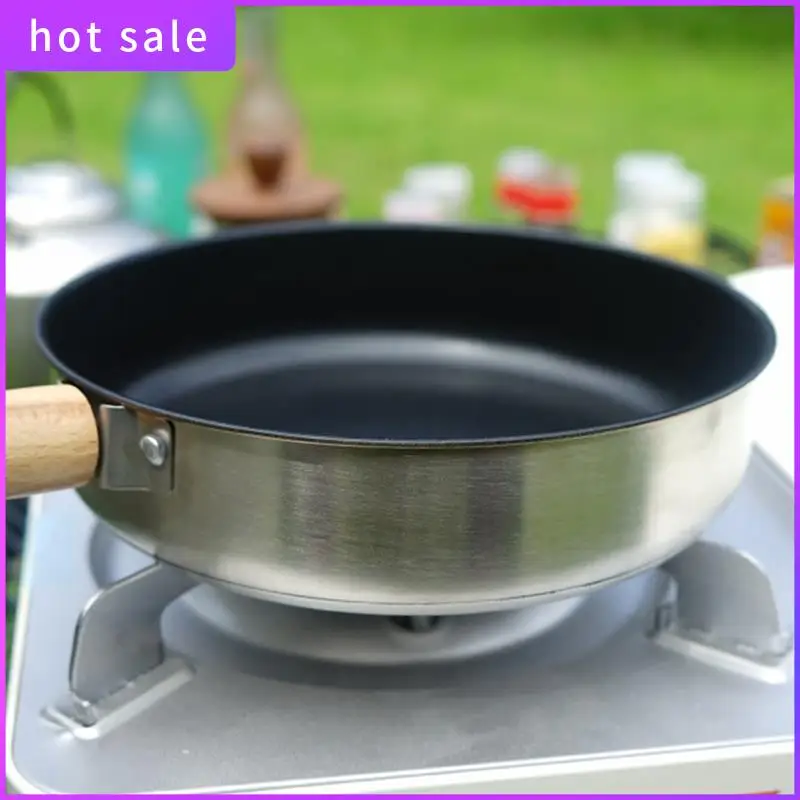 Portable Camping Frying Pan With Non Stick Coating Outdoor Cookware For Campers And Traveler Frying Pan With Handle
Portable Camping Frying Pan With Non Stick Coating Outdoor Cookware For Campers And Traveler Frying Pan With Handle