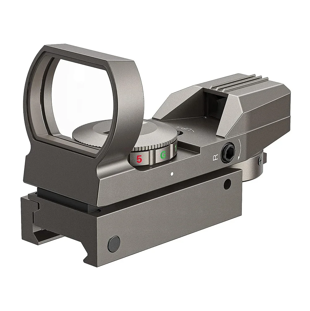 Голографический прицел Red Dot Sight, 4 регулируемых сетки, 5 настроек яркости, направляющая 11/20 мм
Голографический прицел Red Dot Sight, 4 регулируемых сетки, 5 настроек яркости, направляющая 11/20 мм