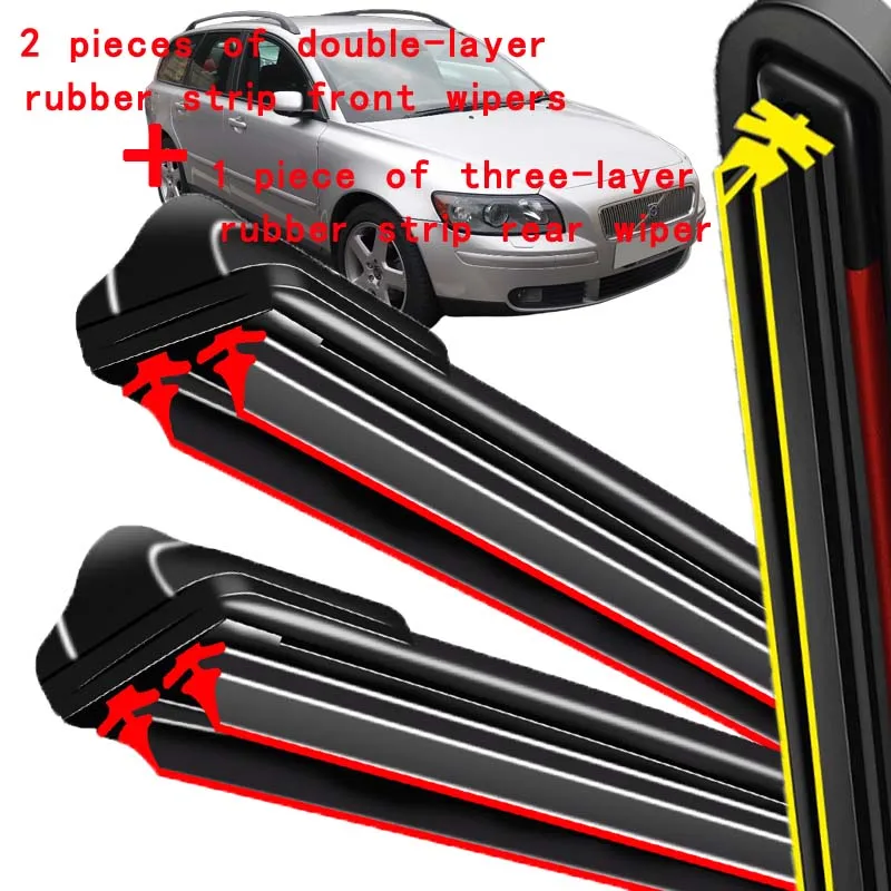 For Volvo V50 2007-2013 2008 2009 2010 2011 2012 Wiper Front&Rear Wiper Blades Windshield Windscreen Window Brushes 26"+20"+16"
For Volvo V50 2007-2013 2008 2009 2010 2011 2012 Wiper Front&Rear Wiper Blades Windshield Windscreen Window Brushes 26"+20"+16"