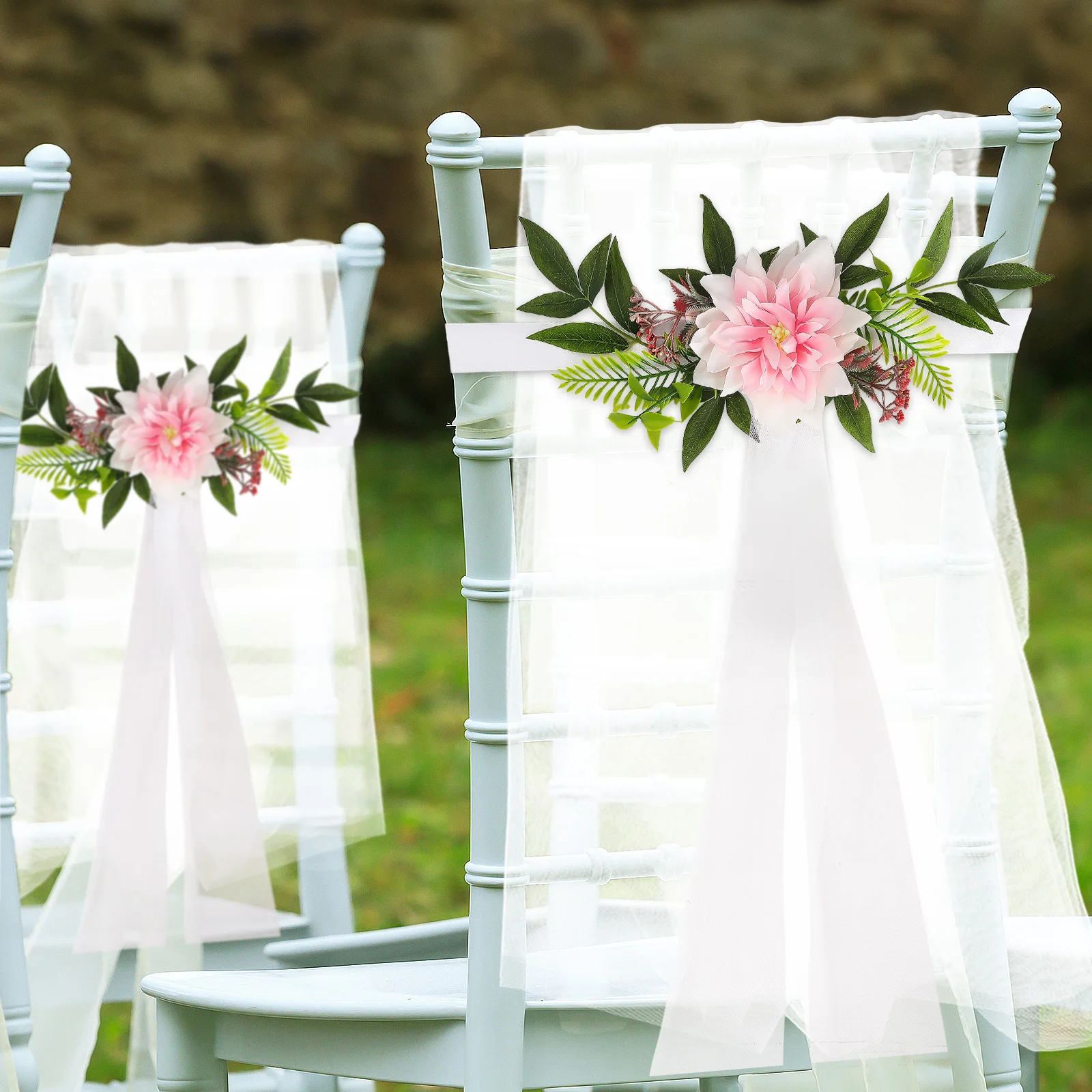 Artificial Chair Back Flower With Ribbons Nordic Multicolor Chairs Decorative Silk Flowers Wedding Celebration Party Supplies
Artificial Chair Back Flower With Ribbons Nordic Multicolor Chairs Decorative Silk Flowers Wedding Celebration Party Supplies
