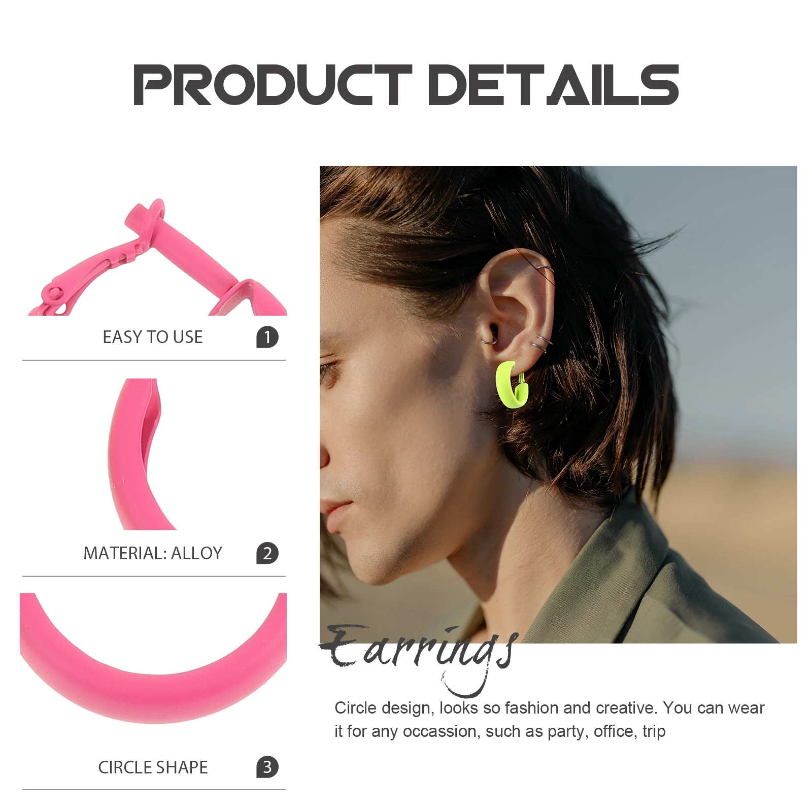 Colorful Earrings 4 Pair Decorative Eardrop Girls Creative Temperament Fashion Alloy Ear Accessories Stylish Jewelry
Colorful Earrings 4 Pair Decorative Eardrop Girls Creative Temperament Fashion Alloy Ear Accessories Stylish Jewelry