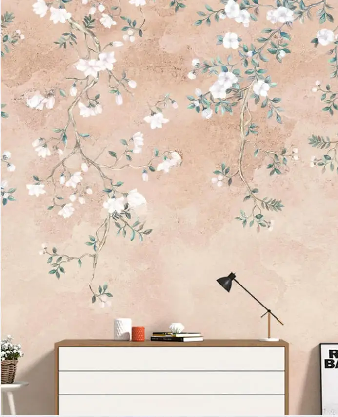 Customized photo wallpaper light luxury retro light pink floral branch mural bedroom TV background wall decoration 3d wallpaper
Customized photo wallpaper light luxury retro light pink floral branch mural bedroom TV background wall decoration 3d wallpaper