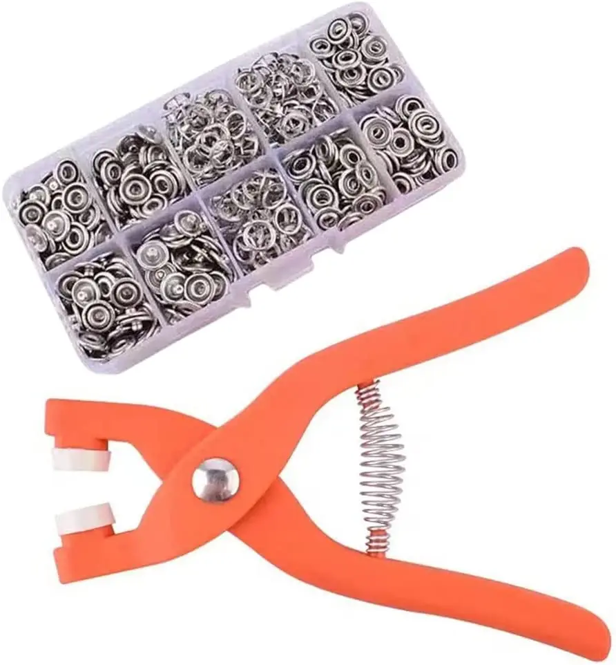 Plier Tool 50/100 Sets Metal Sewing Buttons Hollow Solid Five-claw Buckle Metal Snap Buttons Kit Installing Clothes DIY Craft
Plier Tool 50/100 Sets Metal Sewing Buttons Hollow Solid Five-claw Buckle Metal Snap Buttons Kit Installing Clothes DIY Craft