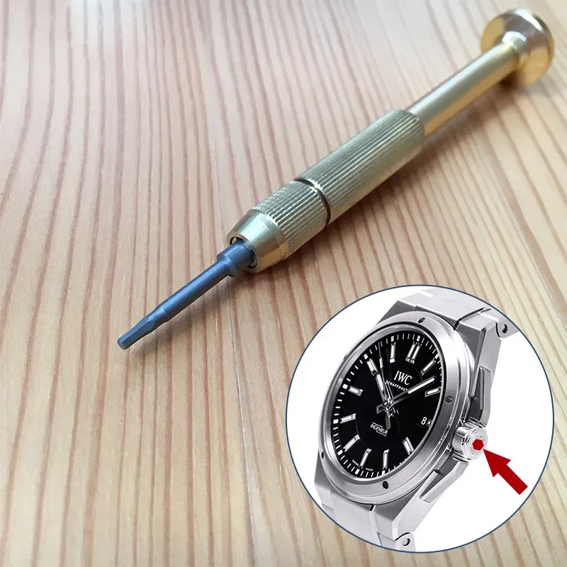 Inner Hexagon Watch Crown Tube Screwdriver for IWC Ingenieur Family 40mm Automatic Watch IW3239
Inner Hexagon Watch Crown Tube Screwdriver for IWC Ingenieur Family 40mm Automatic Watch IW3239